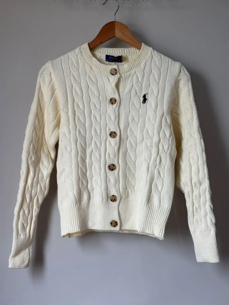 Cardigan Polo Ralph Lauren off-white