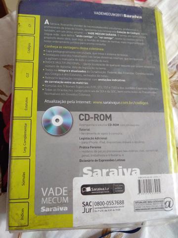 Livro Vade Mecum Saraiva 2011 - Foto 3
