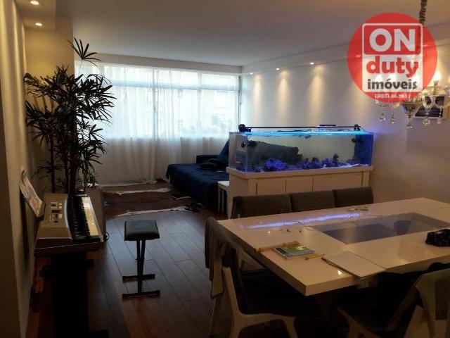 Apartamento com 3 dormitórios à venda, 120 m² por R$ 630.000 - Aparecida - Santos/SP - Foto 2