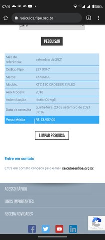 VENDO ESTÁ MOTO YAMAHA CROSSER 150 ANO 2018