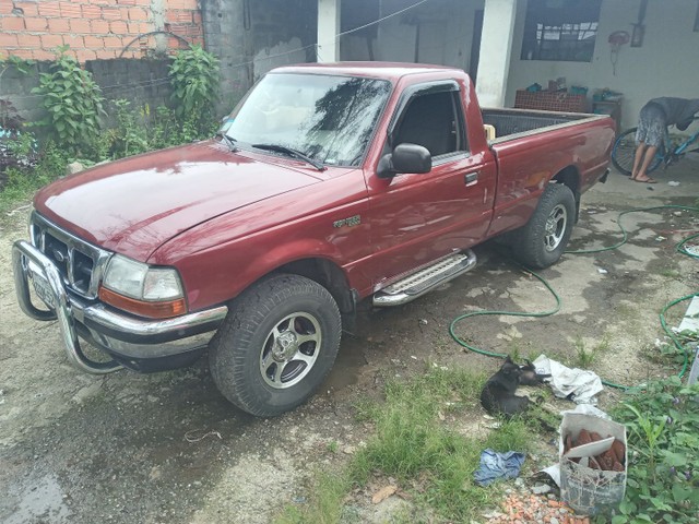 DISPENSO CURIOSO RANGER A DIESIEL XLT COMPLETA CARROCERIA 7 PÉS CARRO TRABALHANDO 24 MIL