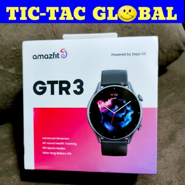 amazfit gtr caixa