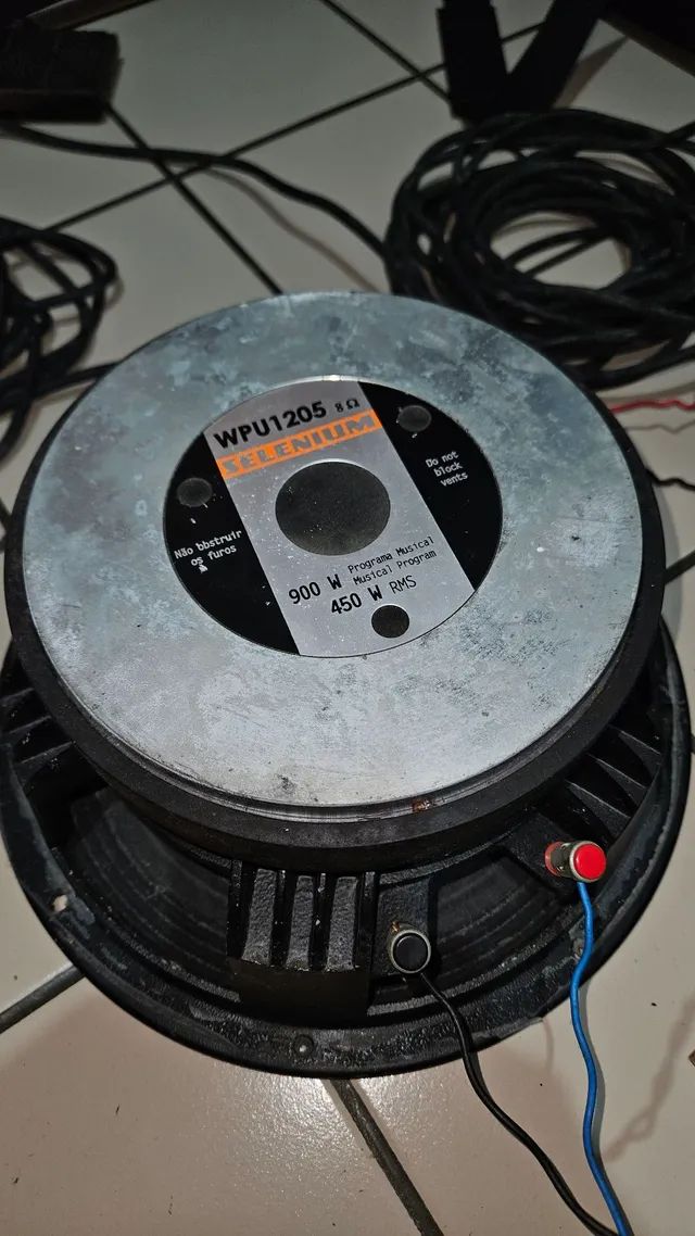 Kit para caixa de som / monitor de palco 12" com divisor de frequência e driver - Foto 4
