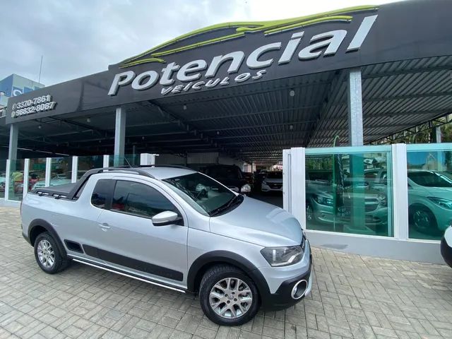 Volkswagen Saveiro Cross CE 1.6 Completa Prata - Potencial Veículos