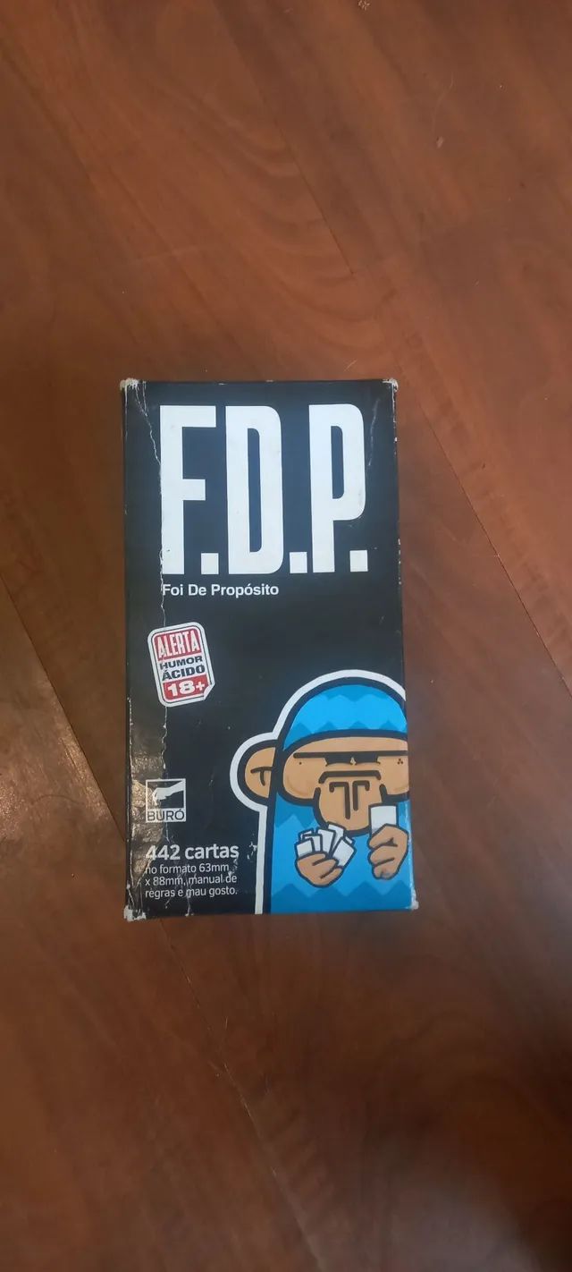 Jogo de cartas F.D.P - Hobbies e coleções - Putim, São José dos Campos  1257321609