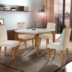 Mesa Londrina com 4 cadeiras 100% MDF!!tt4727m - Foto 2