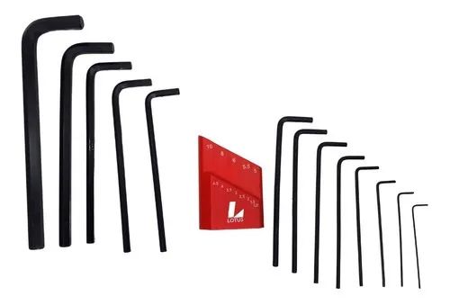 Chave Allen Longa Preta Jogo com 13 peças (1,27 a 10mm) Lotus - Foto 4