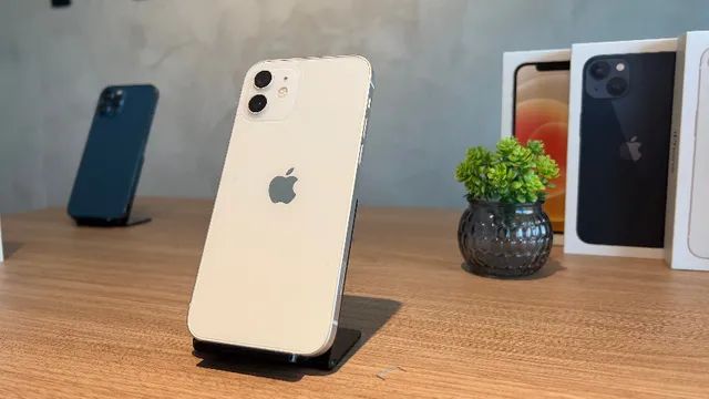 iPhone 12 128gb - Semi-novo Branco - Promoções Imbatíveis!!