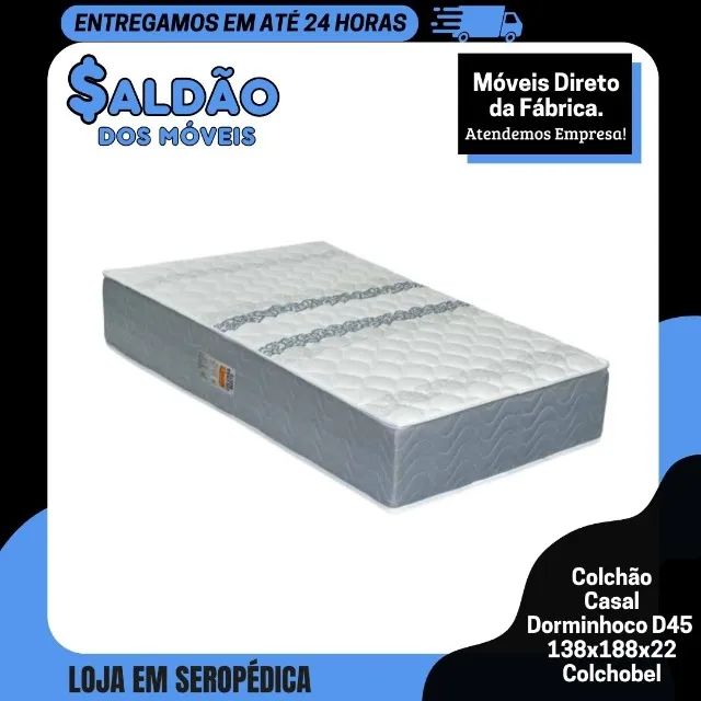 Colchão Casal Misto Dorminhoco D45 Colchobel