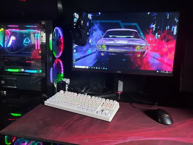PC Gamer CS ULTRA RGB Completo Barato com Monitor, Teclado, Mouse