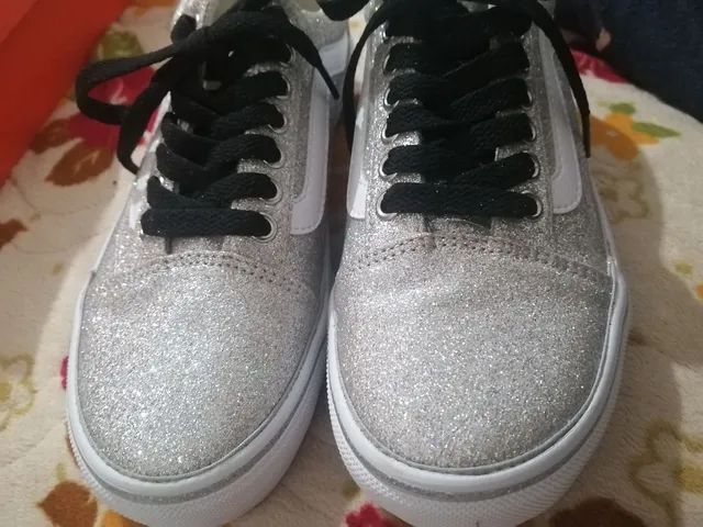 Vans feminino clearance com glitter