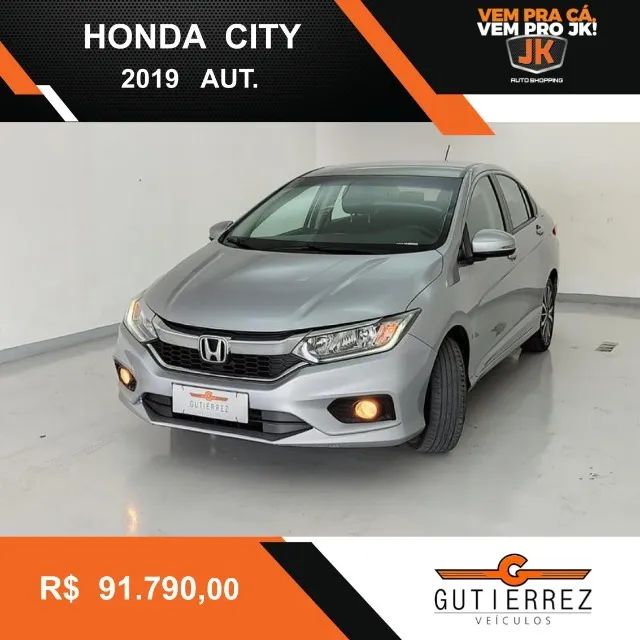 Honda City  2019 Entr + Parcela de R$ 1.899 Aut. / 3020