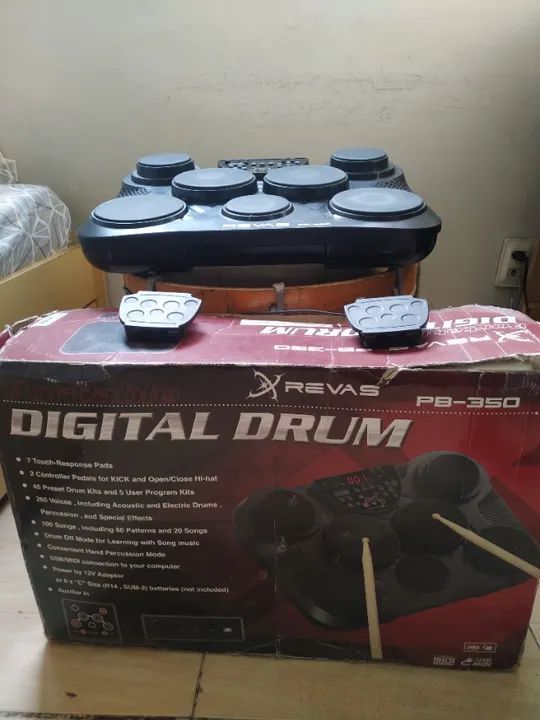 Bateria eletrônica Revas PB - 350 - Foto 2