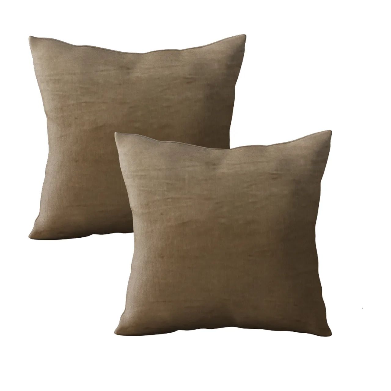 Kit 10 Capa de almofadas decorativas de luxo atacado 45x45 modernas conjunto marrom  - Foto 3