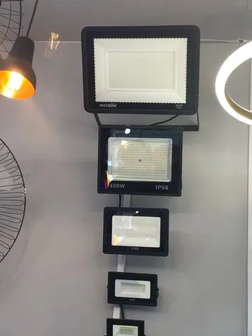 Refletores na promoção