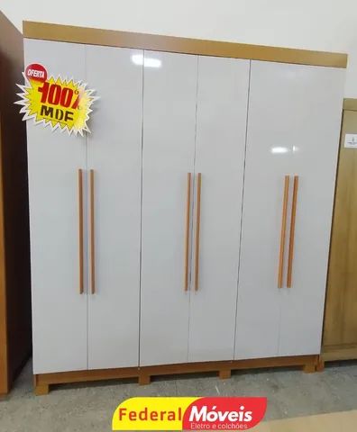 GUARDA ROUPA 100% MDF VARIAS CORES E MODELOS ESSE PRECO E SO NA FEDERAL MOVEIS 