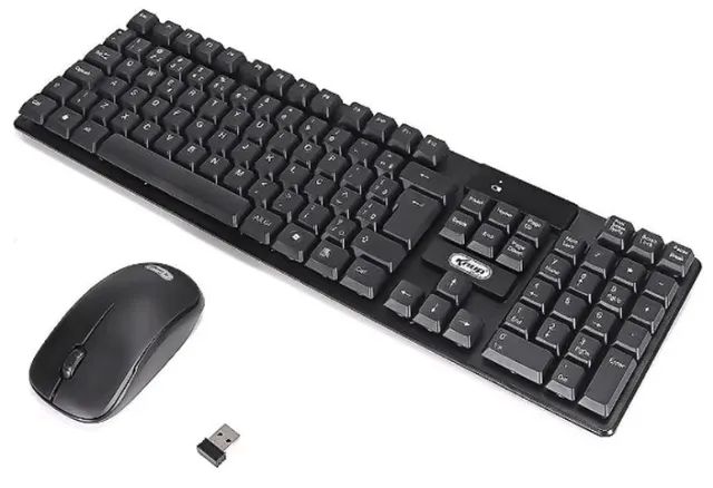 Teclado e Mouse Sem Fio Wireless ABNT2 Knup KP-2063 - Foto 3