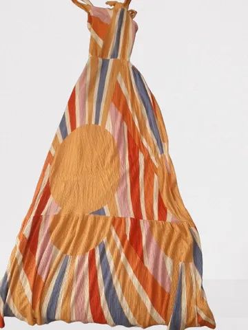 vestido estampado renner novo