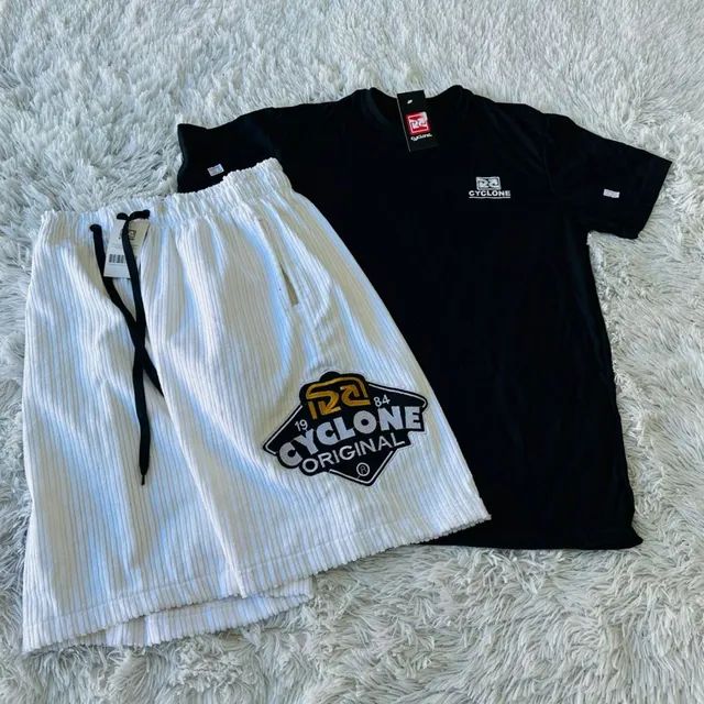 Bermuda Cyclone Veludo+ camisa 