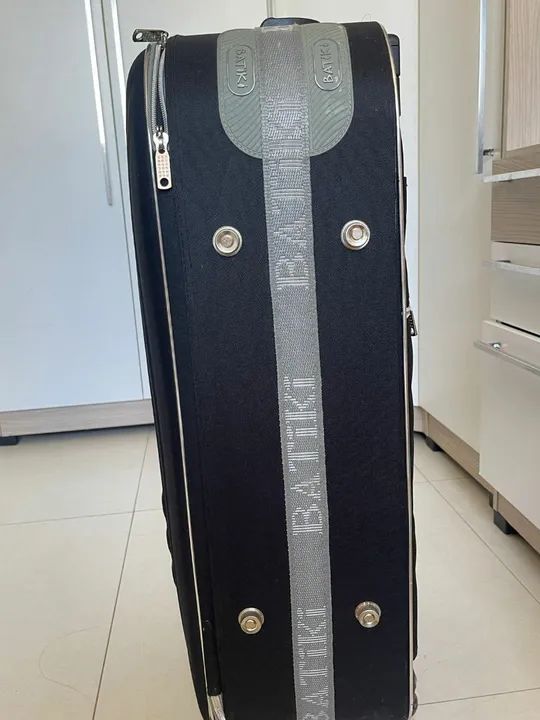 Mala preta de tecido  - Foto 3