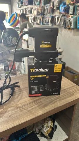 Lixadeira  orbital  profissional  titânio  - Foto 2