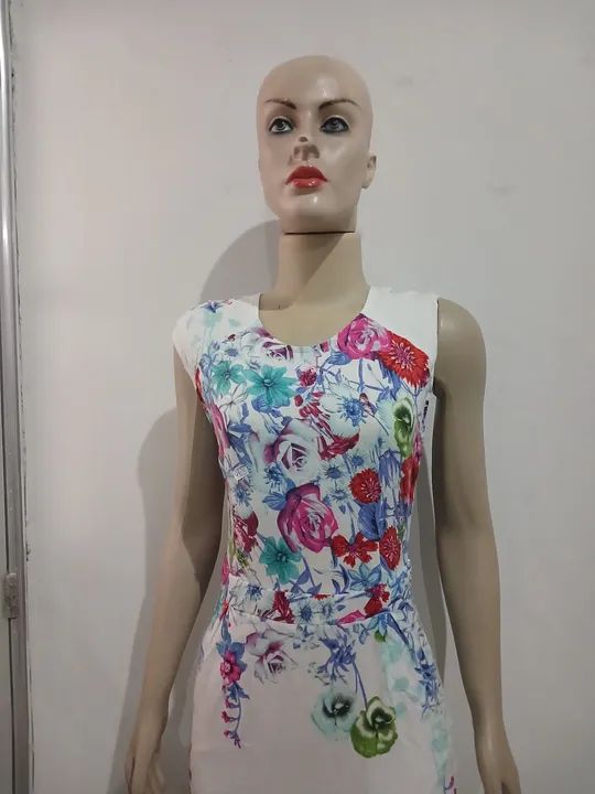 Vestido longo florido 