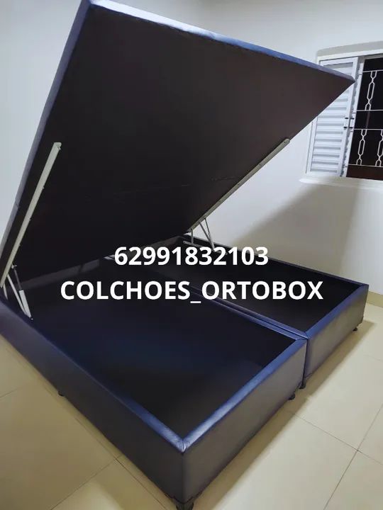 Cama Box Baú Queen size blindado e reforçado - Foto 3