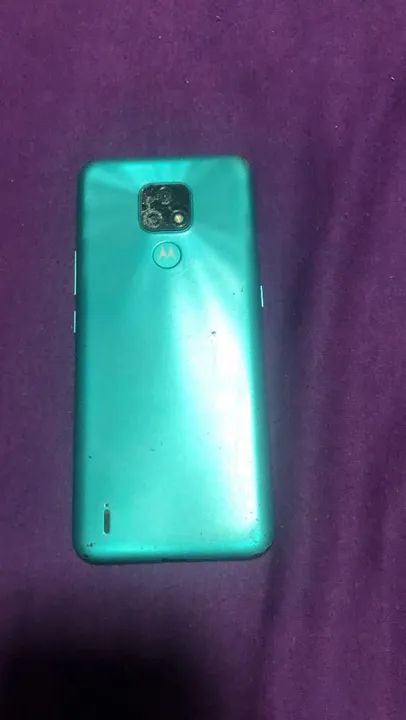 Celular Motorola Moto G Play (2021) - Verde - Tela Trincada