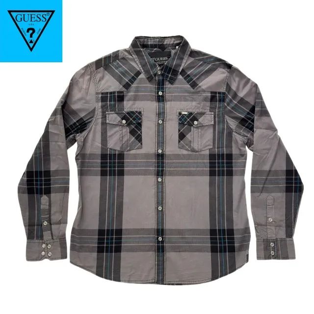 guess - camisa xadrez exclusiva importada - Foto 2