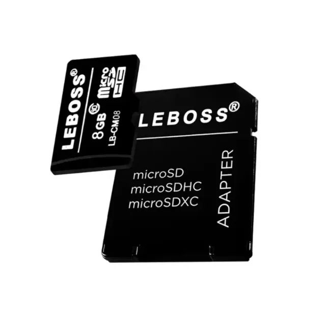 CARTÃO DE MEMORIA 08 GB MICRO SD COM ADAPTADOR SD CLASSE 10 LEBOSS - Foto 2