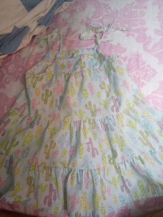 Vestido de Menina com Estampa de Cacto - Foto 6