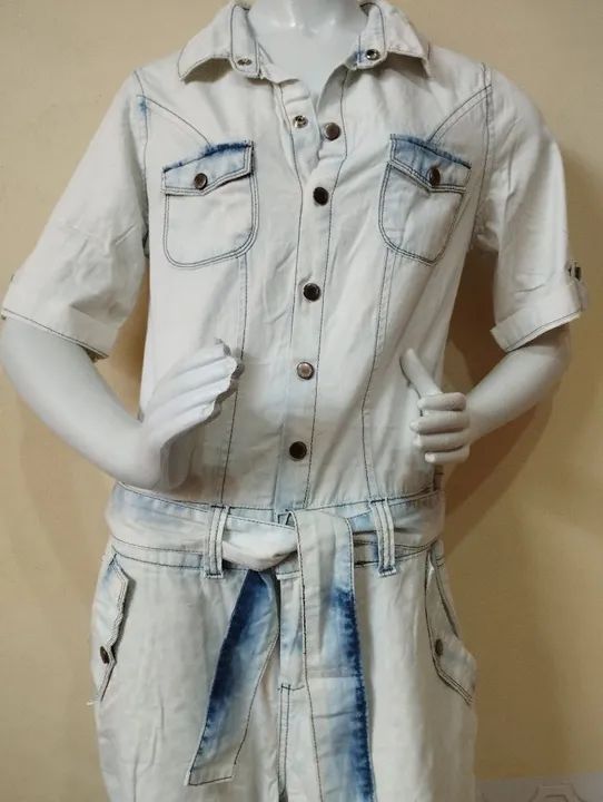 Macacão Jeans novo - Foto 3