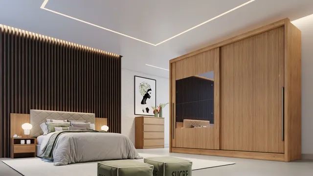 Guarda Roupa Cumaru Ripado 100%MDF t54