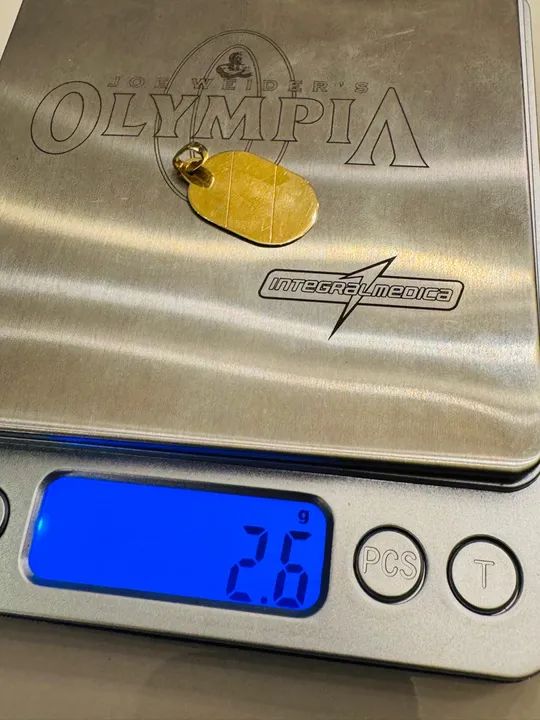 Pingente de Ouro 18k - Oval com Detalhes - Foto 5