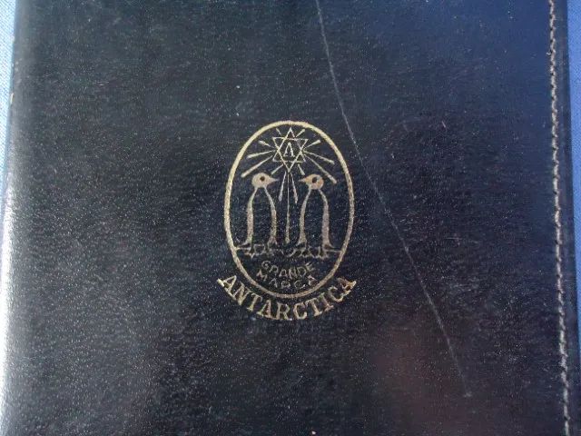 Carteira de Garçom Antarctica Antiga - Couro Coleção - Foto 2