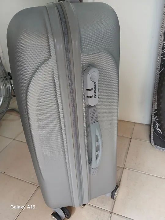 Mala de Viagem Eversstrong Cinza - Foto 4