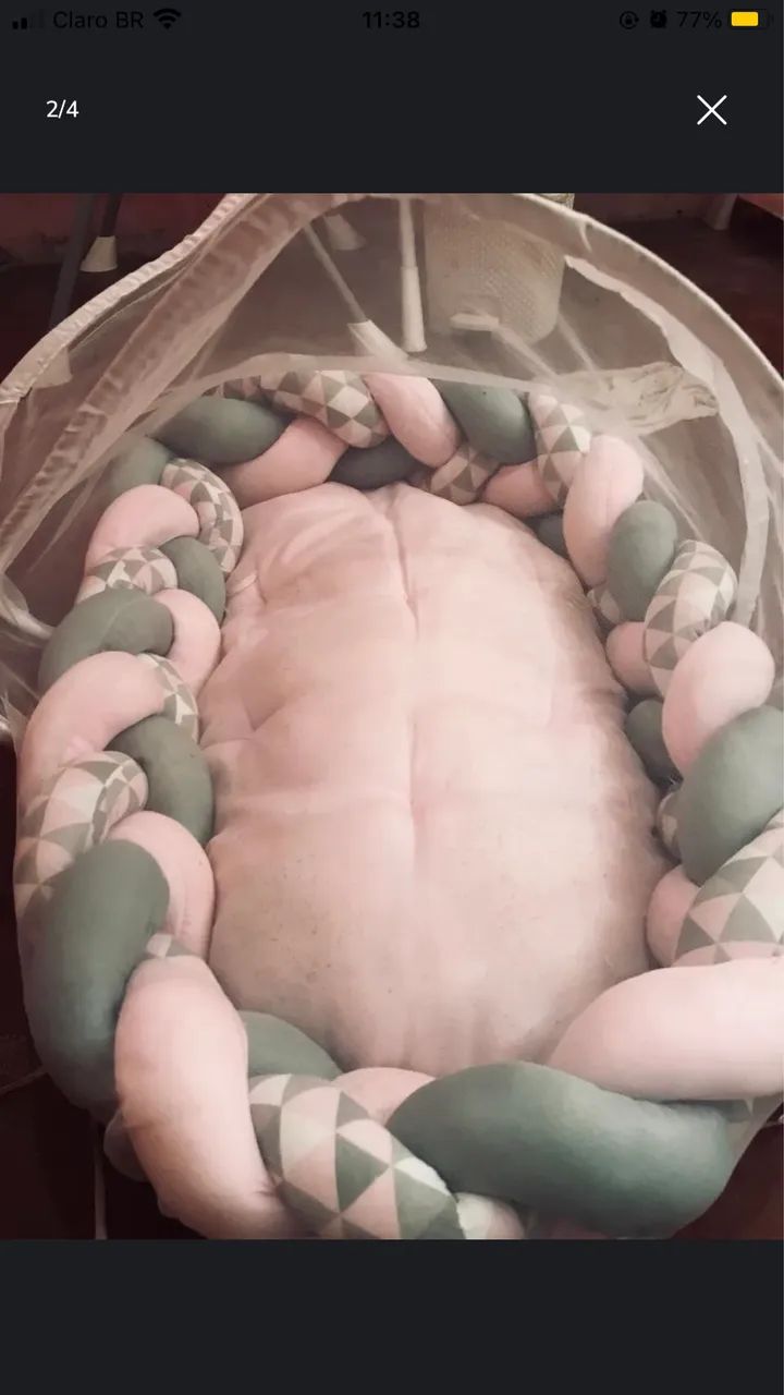 Ninho redutor pra bebe (ROSA)