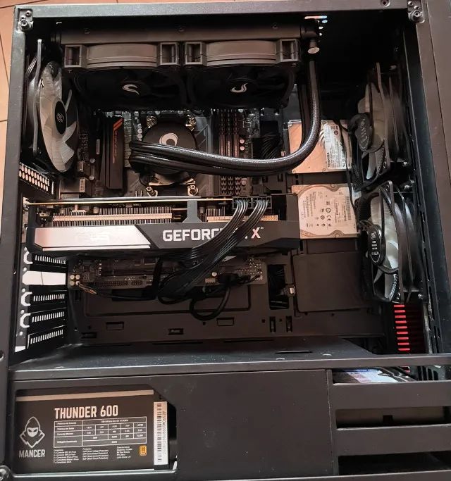 Kit  Gamer Amd Ryzen 5600x + B450m aorus + 24gb Ddr4+ SSD M2  Cor Preto Kit  - Foto 5