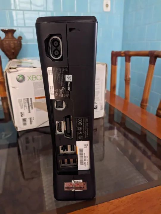 XBOX 360 usado mais pasta de jogos  - Foto 4