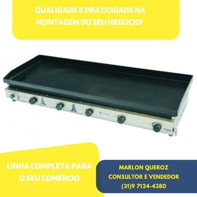 Chapa de Lanches 1,40M Venâncio Nova