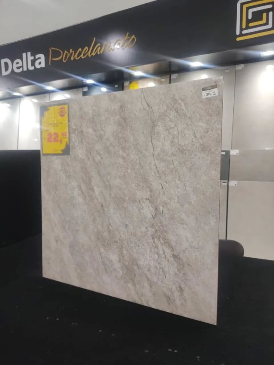 Piso Cerâmico Veneto Cinza 62x62 R$: 22,99mt² ( Falar com Jéssica ) - Foto 2