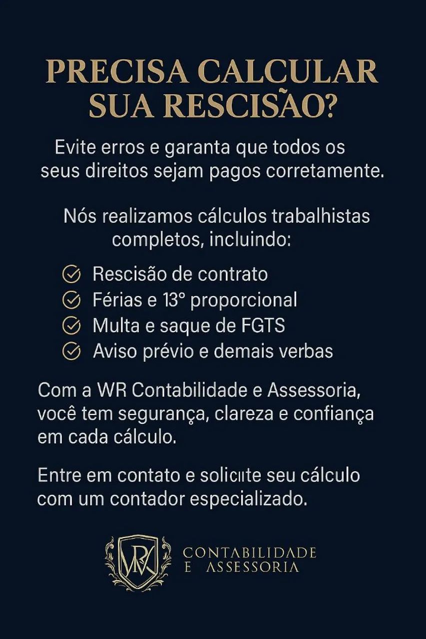 Contador - IRPF - RESCISÃO - FÉRIAS - CÁLCULOS TRABALHISTAS  - Foto 2