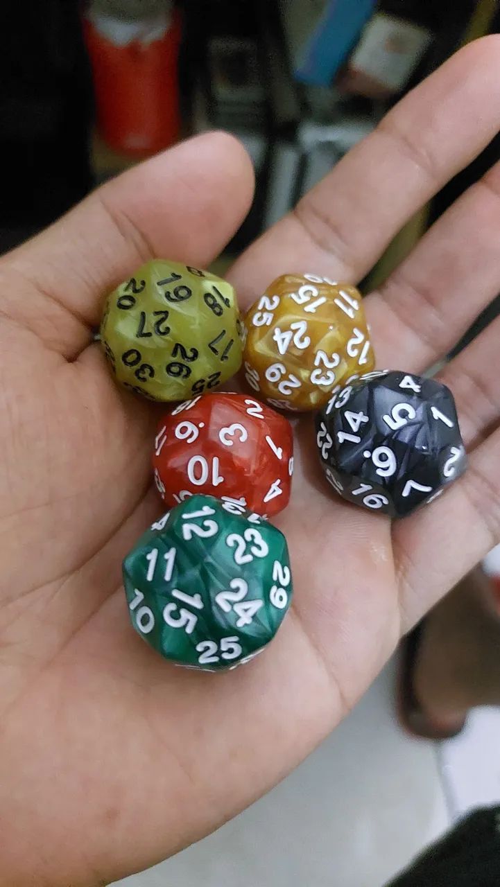 KIT D30 Dados de RPG - 30 faces - Foto 2