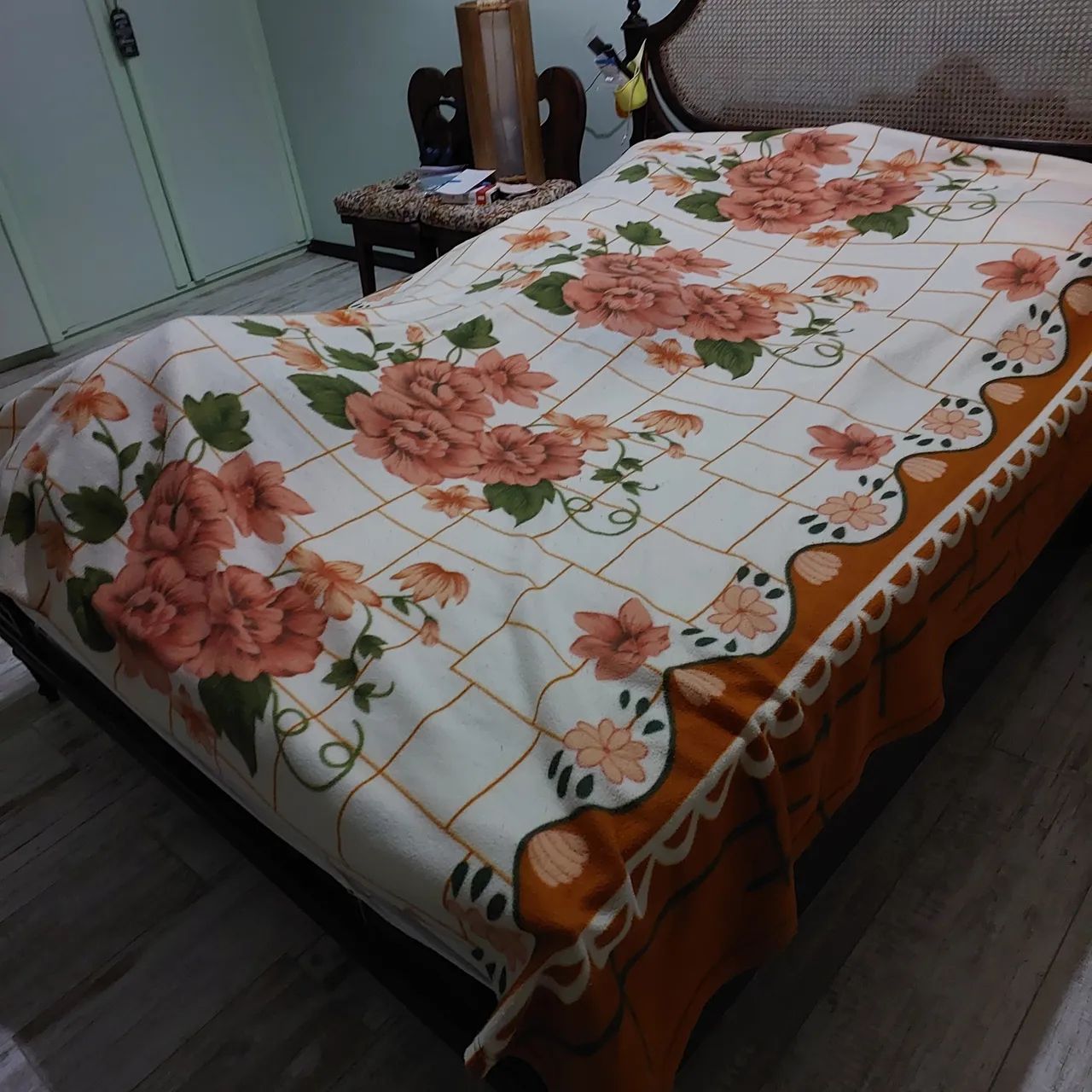 Cobertor Floral para Cama Casal - Foto 2