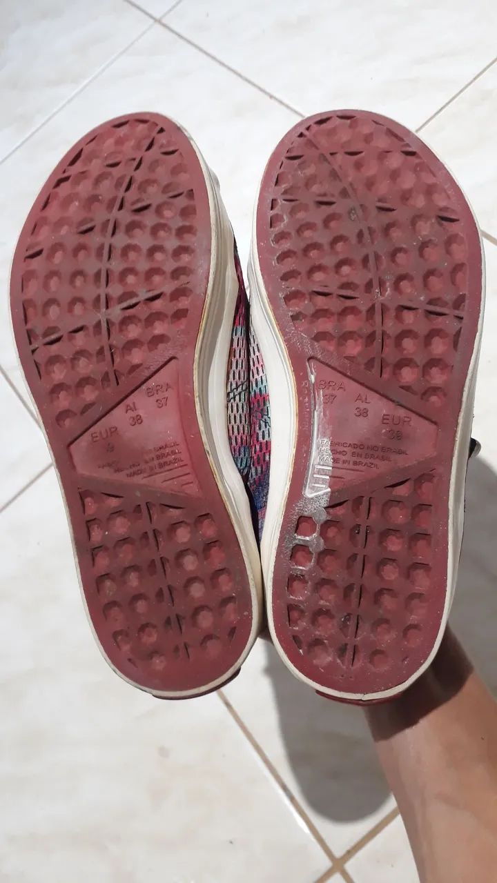 Tênis Casual Colorido Coca-Cola 37 - Foto 3