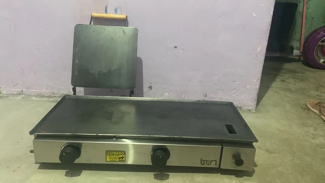 Chapa a gás para Lanches e Hambúrgueres - Tramontina - Foto 2