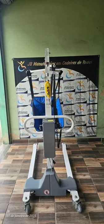 Guincho de transferência motorizado para acamados