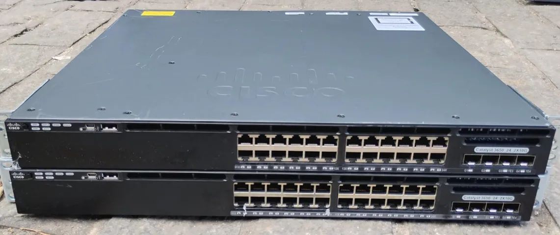 Switch Cisco Catalyst 3650 24 Portas 10/100/1000 2x10G Uplink