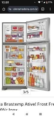 Geladeira Brastemp 220V - modelo: Ative frost free 429L - Foto 4