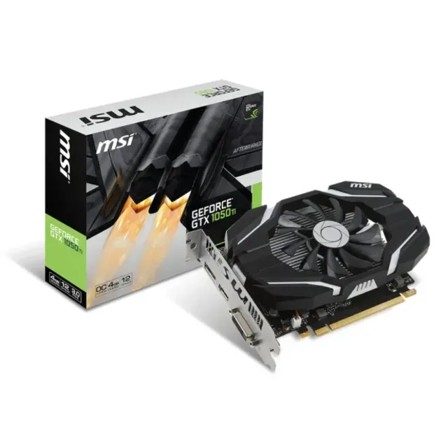 Placa de Vídeo MSI NVIDIA GeForce GTX 1050 Ti 4G OCV1